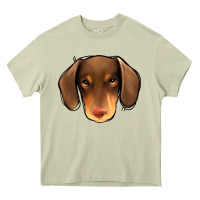 Mossy Dachshund Heavy Core Tee - Jasminsmagicworld