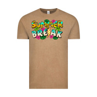 Vintage Coffee Summer Break Vintage Tee - CowhideDigitalArt