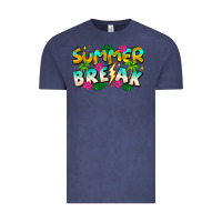 Vintage Denim Summer Break Vintage Tee - CowhideDigitalArt