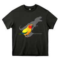 Cute Screaming Parrot, Birb Memes, Funny T Rex Sun Conure T Shirt Heavy Core Tee | Teevron