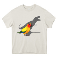 Cream cute screaming parrot, birb memes, funny t rex sun conure t shirt Heavy Core Tee - linhVisuals