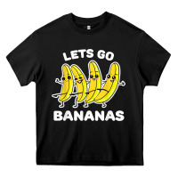 Black lets go bananas shirt  funny fruit pun shirt  banana t shirt Heavy Core Tee - linhVisuals