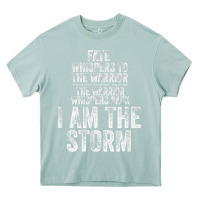 Arona fate whispers to warrior i am the storm quote gritty fighter t shirt Heavy Core Tee - linhVisuals
