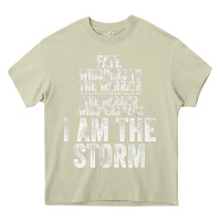 Mossy fate whispers to warrior i am the storm quote gritty fighter t shirt Heavy Core Tee - linhVisuals