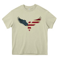 Bald Eagle  America Heavy Core Tee | Teevron