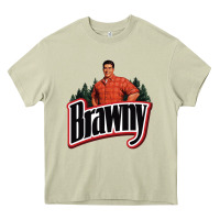Mossy brawny paper towel guy Heavy Core Tee - linhVisuals