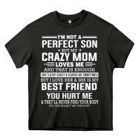 Asphalt i'm not a perfect son but my crazy mom loves me mother's day t shirt Heavy Core Tee - linhVisuals