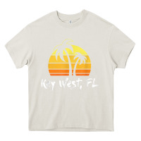 Cream retro key west t shirt florida beach shirt Heavy Core Tee - linhVisuals