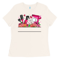 Bone Hair Stylist Your Textt Ladies Tee - CowhideDigitalArt