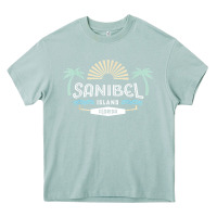 Arona sanibel island retro style florida t shirt Heavy Core Tee - linhVisuals