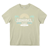 Mossy sanibel island retro style florida t shirt Heavy Core Tee - linhVisuals