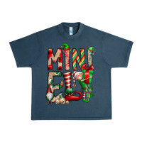 Midnight Navy Mini Elf Urban Heavy Tee - CowhideDigitalArt