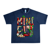 Navy Mini Elf Urban Heavy Tee - CowhideDigitalArt