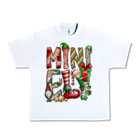 White Mini Elf Urban Heavy Tee - CowhideDigitalArt