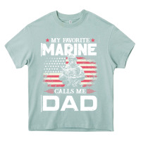 Arona my favorite marine calls me dad t  shirt father's day flag my favorite Heavy Core Tee - linhVisuals