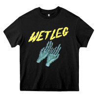 Black wetleg merch Heavy Core Tee - linhVisuals