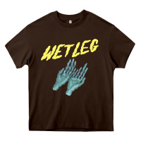 Chocolate Brown wetleg merch Heavy Core Tee - linhVisuals