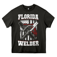 Asphalt welding longsleeves t shirt florida fl american welder gifts Heavy Core Tee - linhVisuals