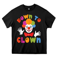 Black down to clown funny circus tank top Heavy Core Tee - linhVisuals