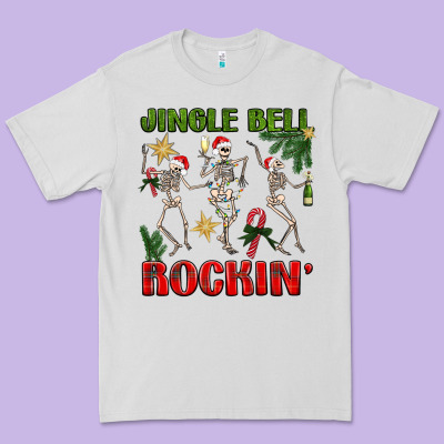 Jingle Bell Rockin' Premium Tee Designed By Bundleandbundleshop