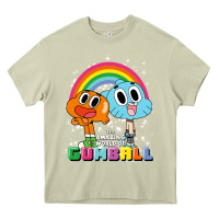 Mossy cn the amazing world of gumball & darwin rainbow portrait pullover hoo Heavy Core Tee - linhVisuals