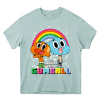 Arona cn the amazing world of gumball & darwin rainbow portrait pullover hoo Heavy Core Tee - linhVisuals