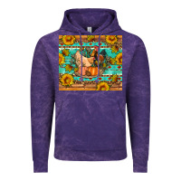 Cloud Purple Fall coop animals pumpkin Vintage Hoodie - Artiststas