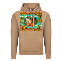 Vintage Coffee Fall coop animals pumpkin Vintage Hoodie - Artiststas