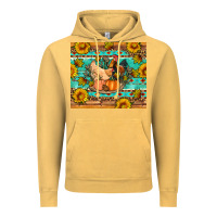 Vintage Mustard Fall coop animals pumpkin Vintage Hoodie - Artiststas