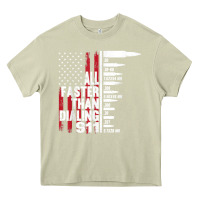 Mossy all faster than dialing 911 american flag gun lover for men t shirt Heavy Core Tee - linhVisuals