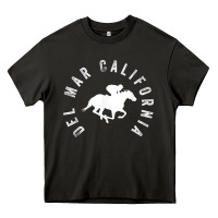 Asphalt del mar california horse racing t shirt Heavy Core Tee - linhVisuals