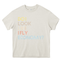 Cream do i look like i fly economy   funny vintage retro premium t shirt Heavy Core Tee - linhVisuals