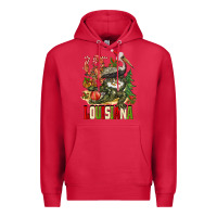 Cardinal Christmas Louisiana Premium Hoodie - BarkalooDesign