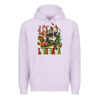Lilac Christmas Louisiana Premium Hoodie - BarkalooDesign