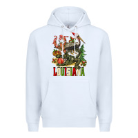 White Christmas Louisiana Premium Hoodie - BarkalooDesign