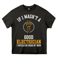 Asphalt electrician gifts for men & funny electrical design t shirt Heavy Core Tee - linhVisuals