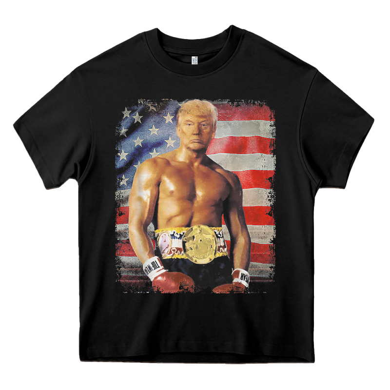 Funny Boxer Trump Trump Rocky Meme T Shirt Heavy Core Tee by linhVisuals | Teevron