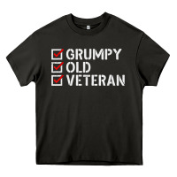 Asphalt grumpy old veteran patriotic american military veteran t shirt Heavy Core Tee - linhVisuals