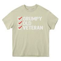 Mossy grumpy old veteran patriotic american military veteran t shirt Heavy Core Tee - linhVisuals