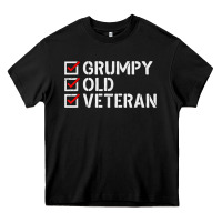 Black grumpy old veteran patriotic american military veteran t shirt Heavy Core Tee - linhVisuals