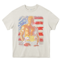 Cream funny boxer trump trump rocky meme t shirt Heavy Core Tee - linhVisuals