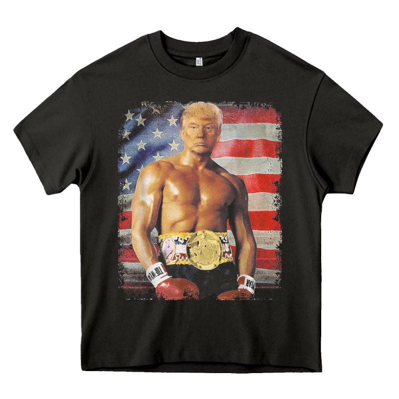 Funny Boxer Trump Trump Rocky Meme T Shirt Heavy Core Tee by linhVisuals | Teevron