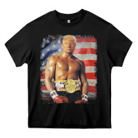 Black funny boxer trump trump rocky meme t shirt Heavy Core Tee - linhVisuals