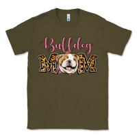 Army Green Bulldog Mom Classic Tee - Jasminsmagicworld