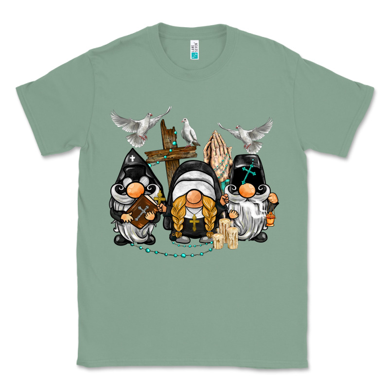 Pastor Nun Religious Gnome Classic Tee by BarkalooDesign | Teevron