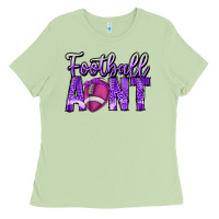 Matcha football aunt Ladies Tee - CowhideDigitalArt