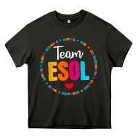 Asphalt back to school teachers crew students   team esol teacher t shirt Heavy Core Tee - linhVisuals