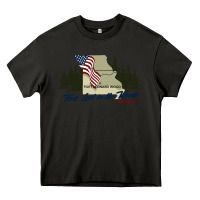 Asphalt fort leonard wood fort lost in the woods missouri pullover hoodie Heavy Core Tee - linhVisuals