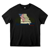 Black fort leonard wood fort lost in the woods missouri pullover hoodie Heavy Core Tee - linhVisuals
