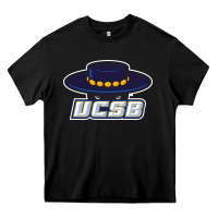 Black The uc santa barbara gauchos Heavy Core Tee - linhVisuals